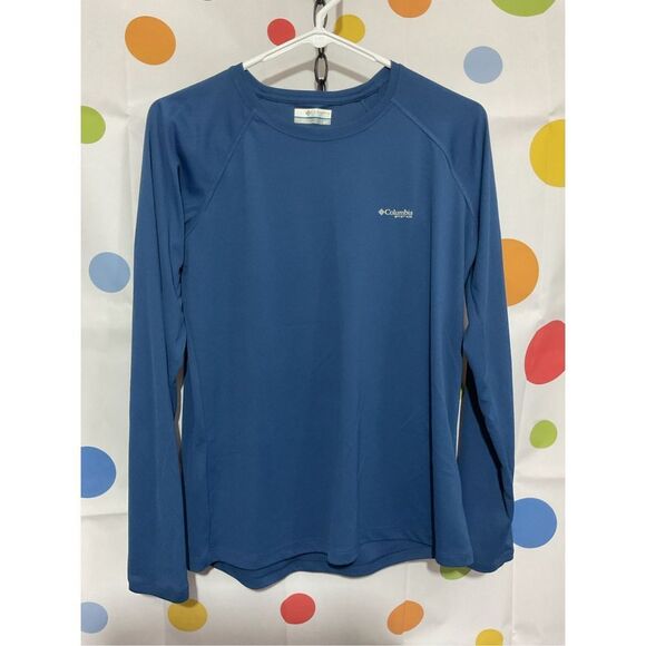 Columbia Blue Athletic Top Long Sleeve Size Small 🌿💕 - Picture 8 of 9